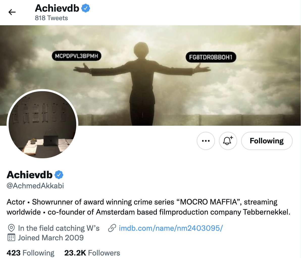 Twitter Achmed Akkabi 