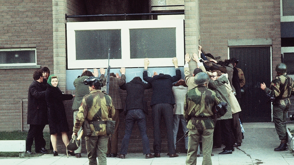 Arrestaties van het Britse leger tijdens 'Bloody Sunday'.