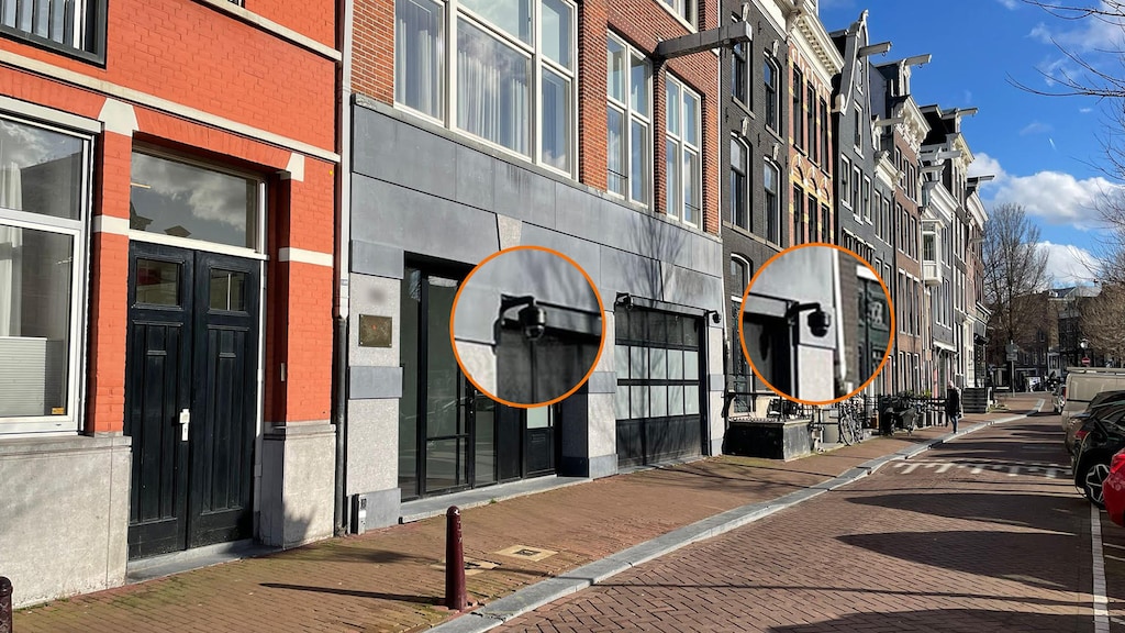 Beveiligingscamera's bij het huis van Lil Kleine en Jaimie Vaes