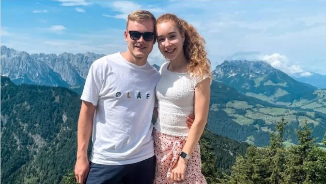  Michelle de Jong en Janno Botman (beiden schaatsen)