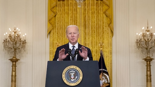 Russische inval Oekraïne blijft volgens Biden 'zeer goed mogelijk'