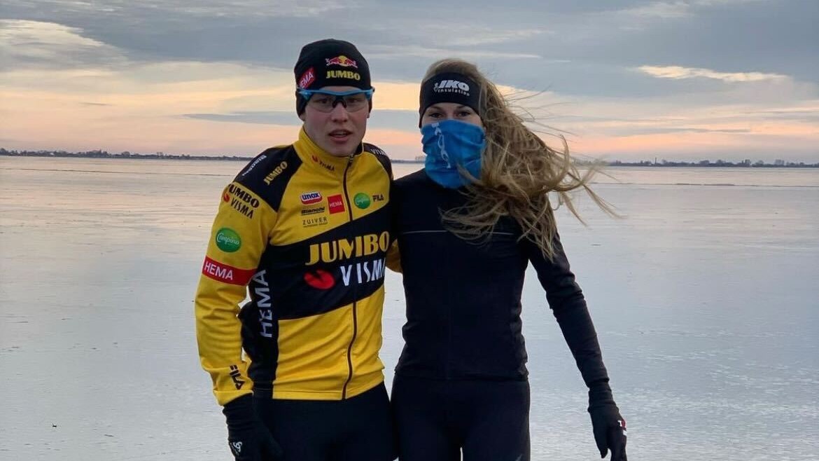 Marcel Bosker en Melissa Wijfje (beiden schaaster)