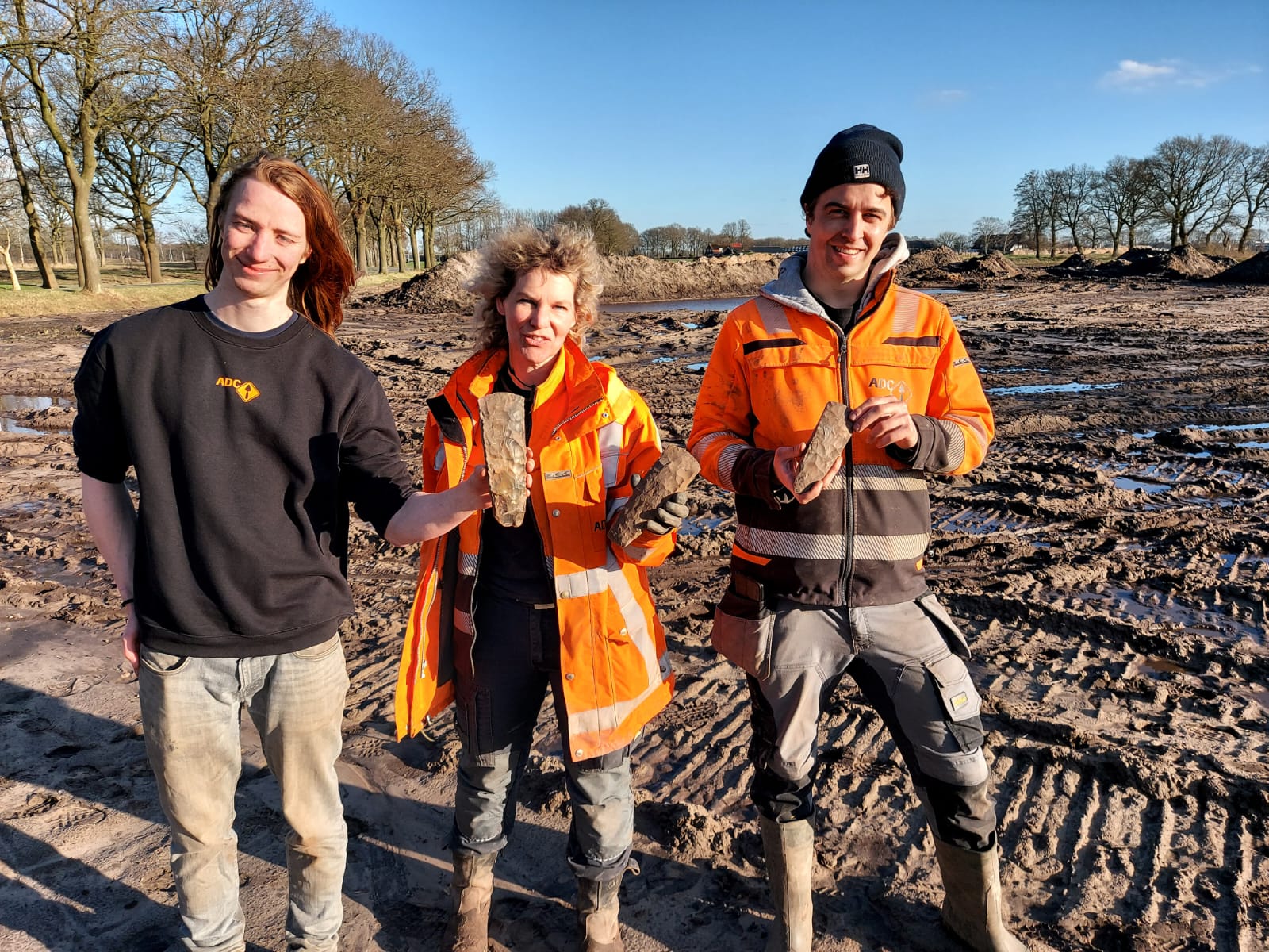 Archeologen vinden unieke bijlen in Collendoorn: 'Collega's werden gek'