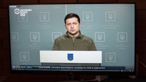 Zelenski: Rusland zal Kiev vannacht proberen binnen te vallen