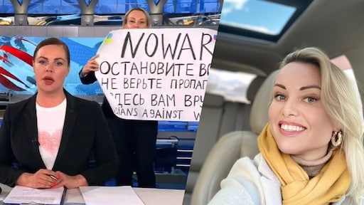 Marina brak in op Russische staatstelevisie: 'Ze zet haar leven op het spel'