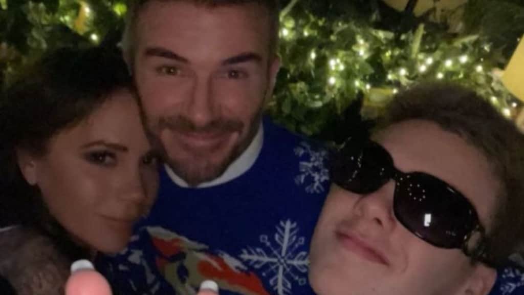 Cruz Beckham, Victoria Beckham en David Beckham