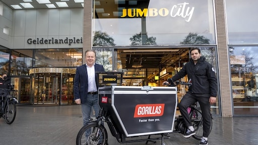 Jumbo neemt belang in flitsbezorger Gorillas