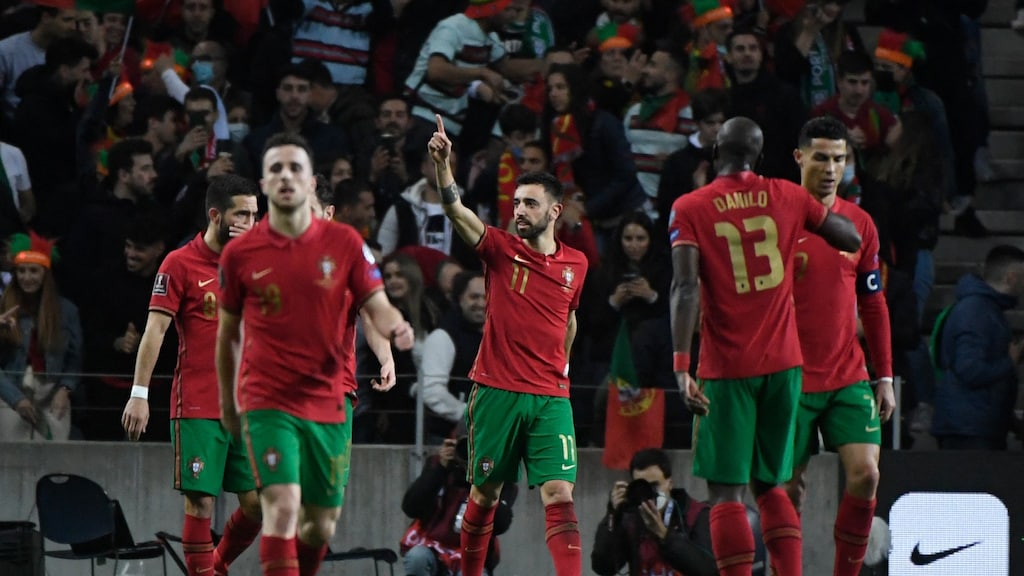 Portugal plaatst zich, geen WK voor stuntland Noord-Macedonië