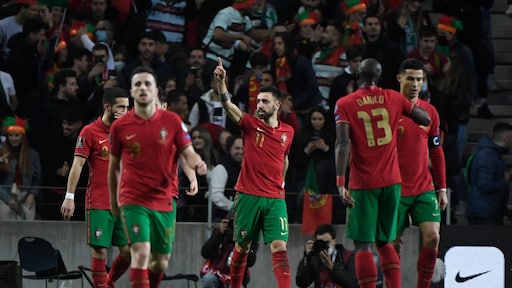 Portugal plaatst zich, geen WK voor stuntland Noord-Macedonië