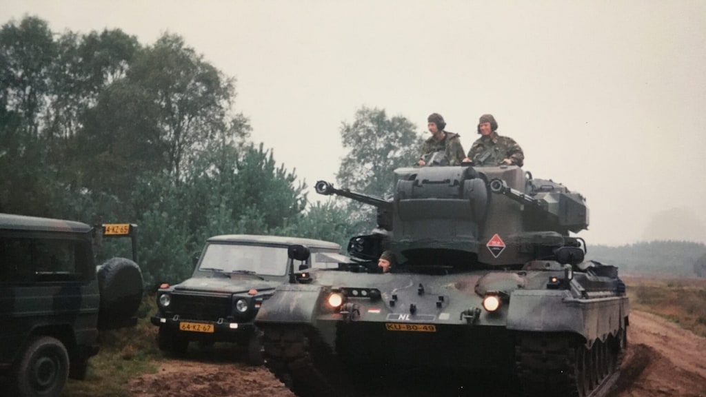 Na het ongeval en de revalidatie zat Sebastiaan weer even in de tank.