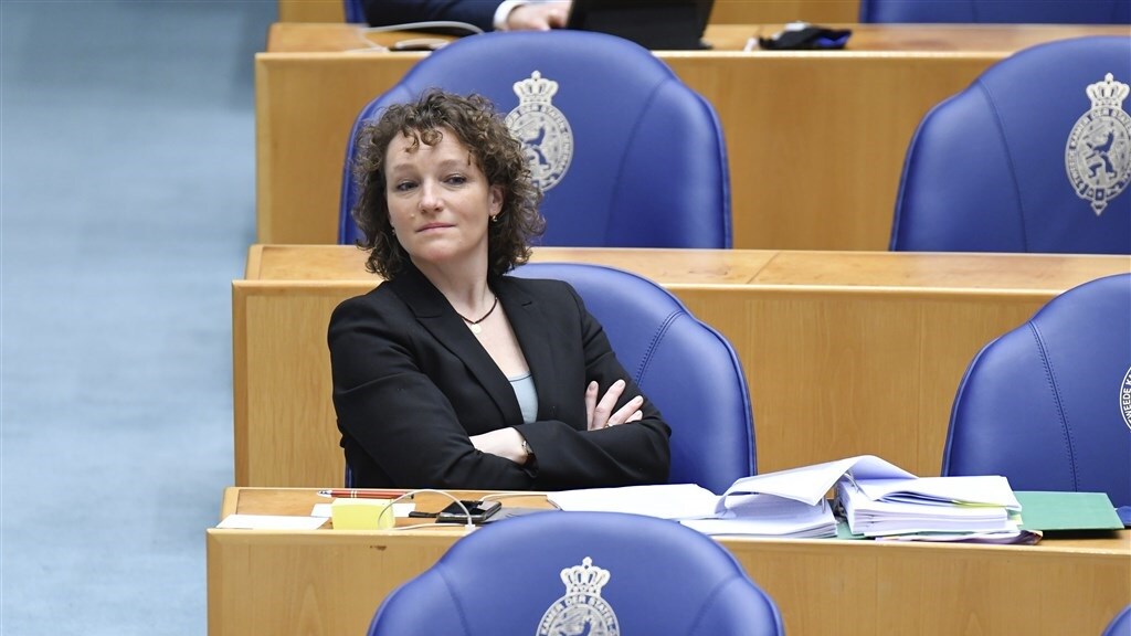 Renske Leijten in de Tweede Kamer.