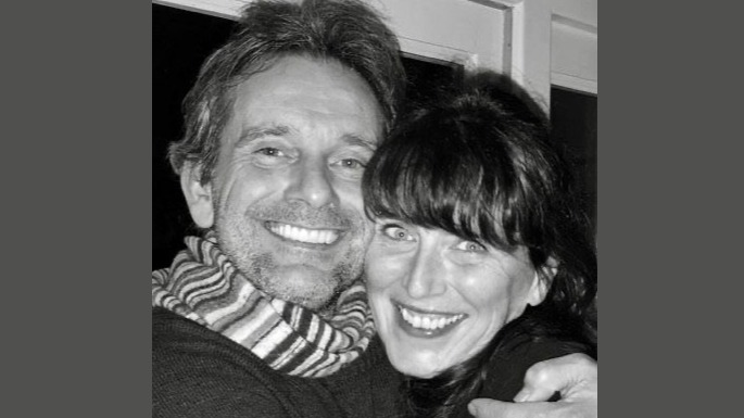 Frederique met haar man Pieter.