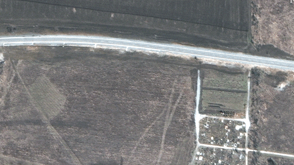 Satellietbeelden tonen enorm massagraf bij Marioepol