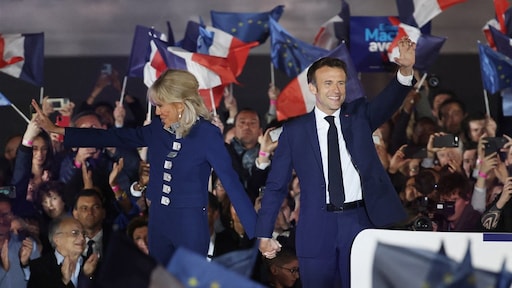 Macron herkozen: 'Ook omdat de kiezer Le Pen niet wil'