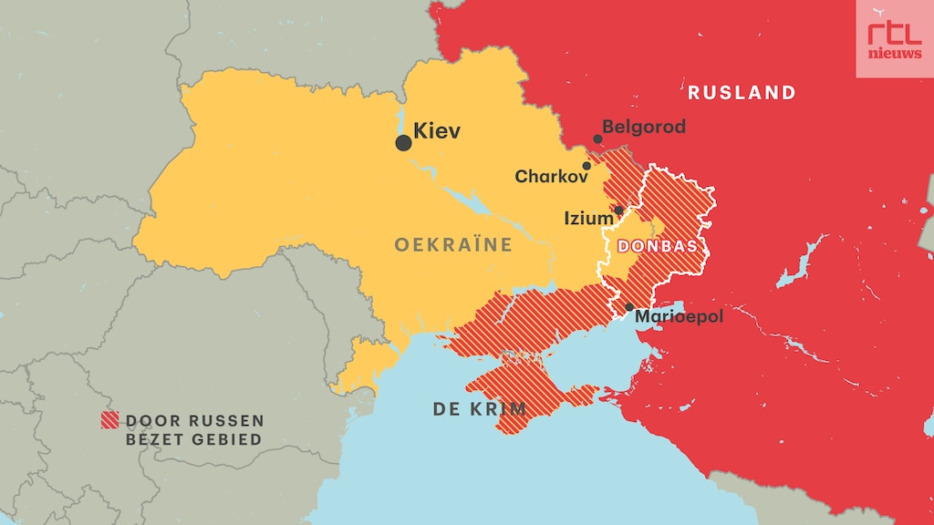 De situatie in het oosten.