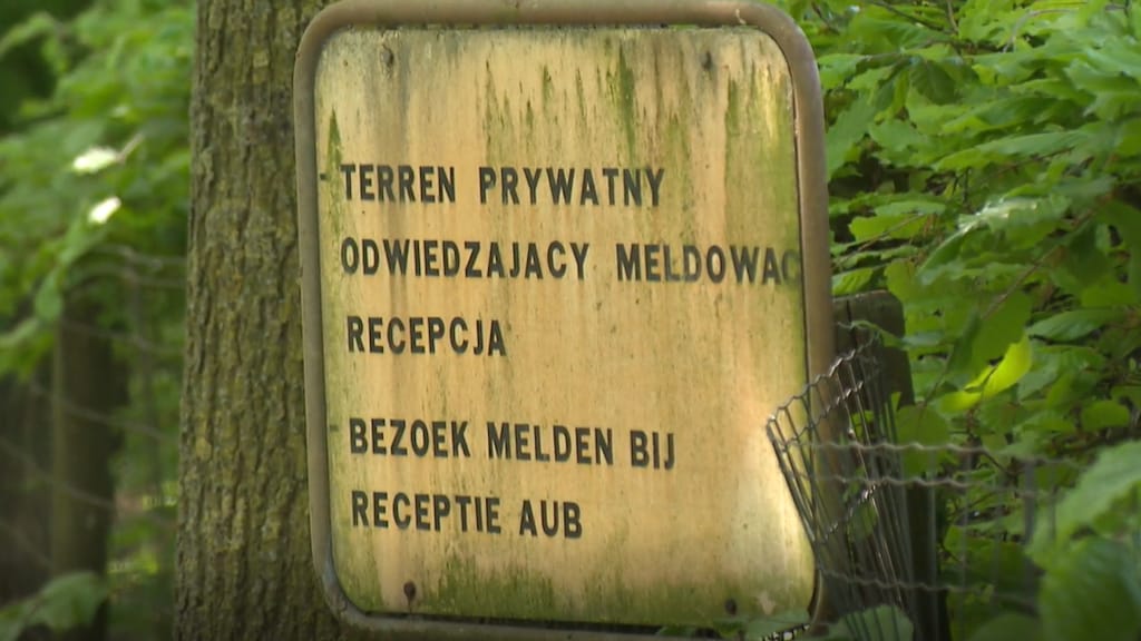 Een welkomstbordje bij camping De Reulsberg in Horst.