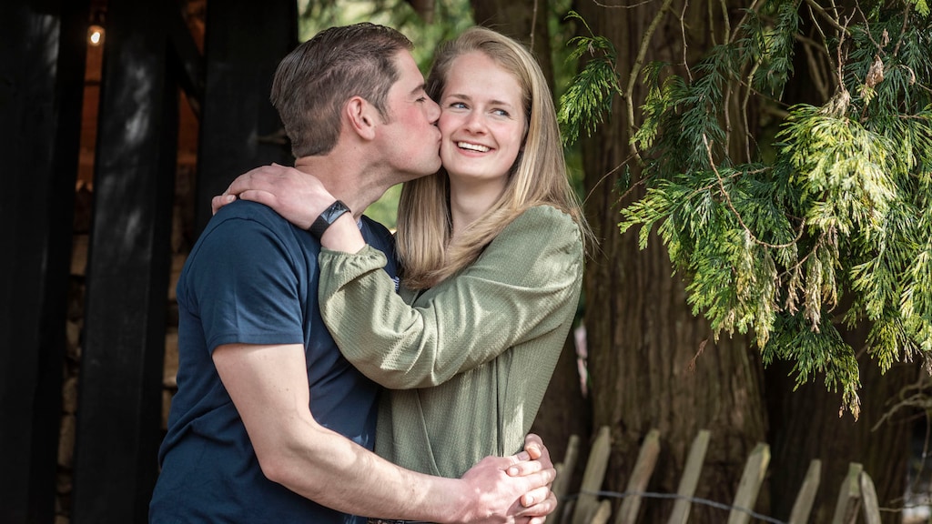 Gerben en Vivian in 'Boer zoekt Vrouw'