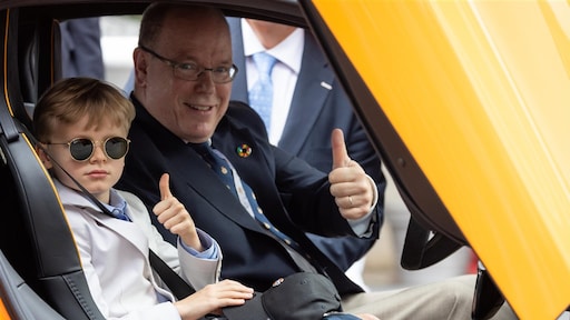 Bijzondere rol voor kinderen Albert en Charlene bij GP van Monaco