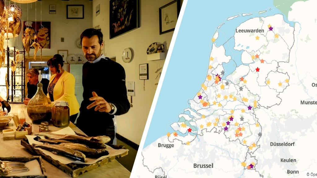 Welke restaurants bij jou in de buurt hebben een Michelinster?