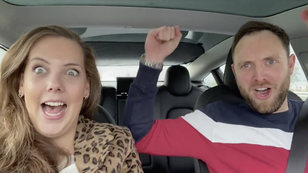 Onderweg naar Sandra om het contract te tekenen