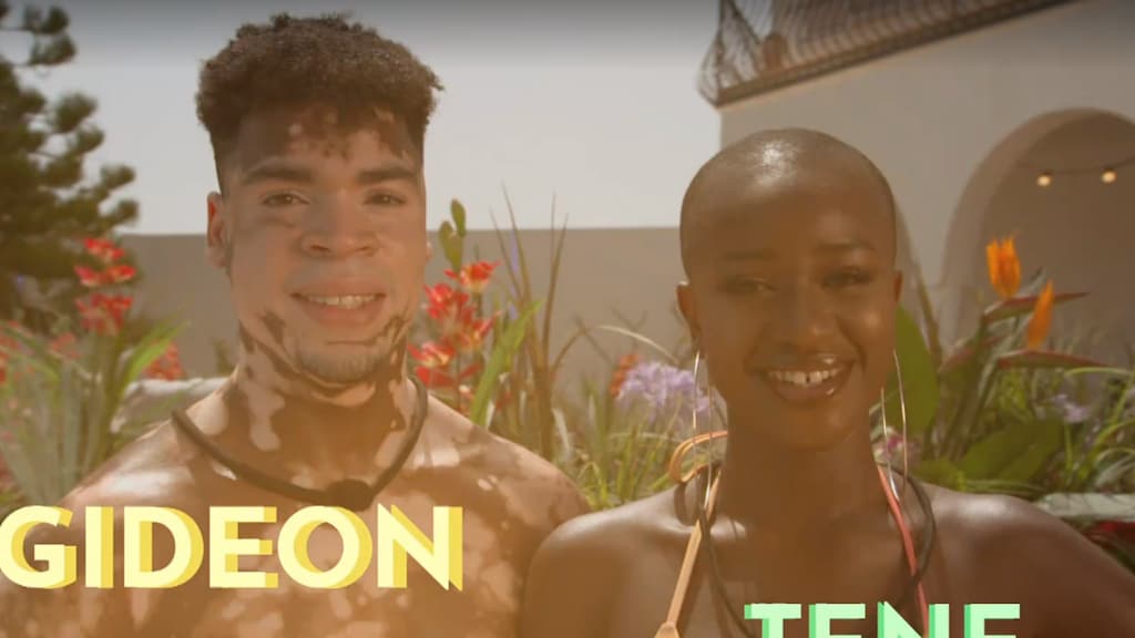 Gideon en Tene uit Love Island