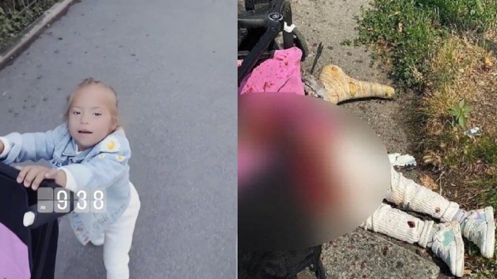 Liza op de ochtend van de raketaanval die haar het leven kostte.