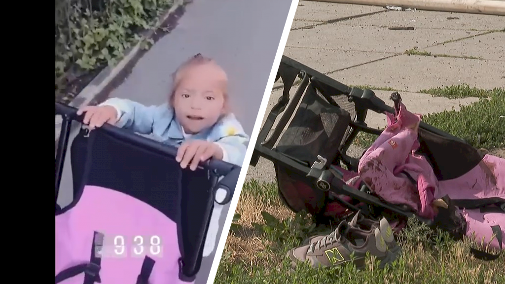 Liza (4) gezicht van raketinslag Vinnytsia: Oekraïense met down één van vele doden