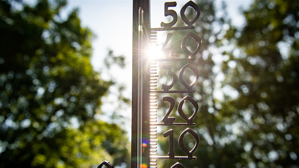 On-Nederlands heet: dinsdag boven de 35 graden, lokaal zelfs 39