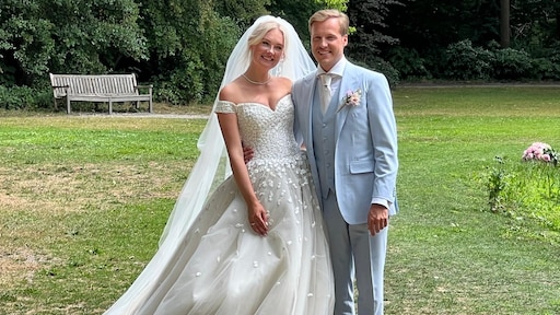 Maxime Meiland deelt intieme beelden van trouwdag