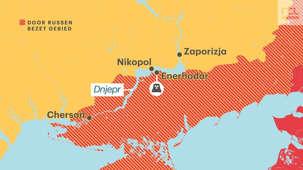 Het stadje Nikopol ligt pal vlakbij de grootste kerncentrale van Europa