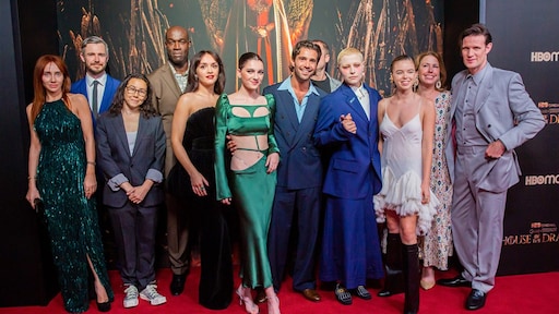 Cast GoT-prequel House of the Dragon bij première in Amsterdam