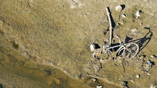 Rivieren leggen hongerstenen en oeroude bossen bloot door droogte