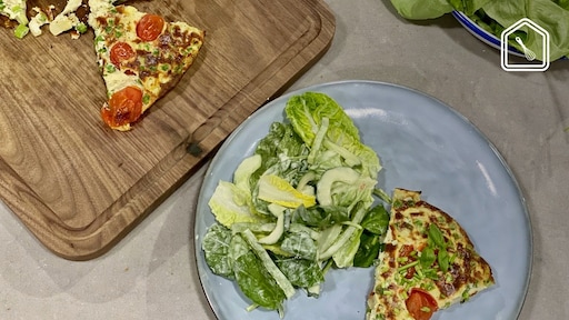 Wanneer de restjes op moeten: Italiaanse frittata