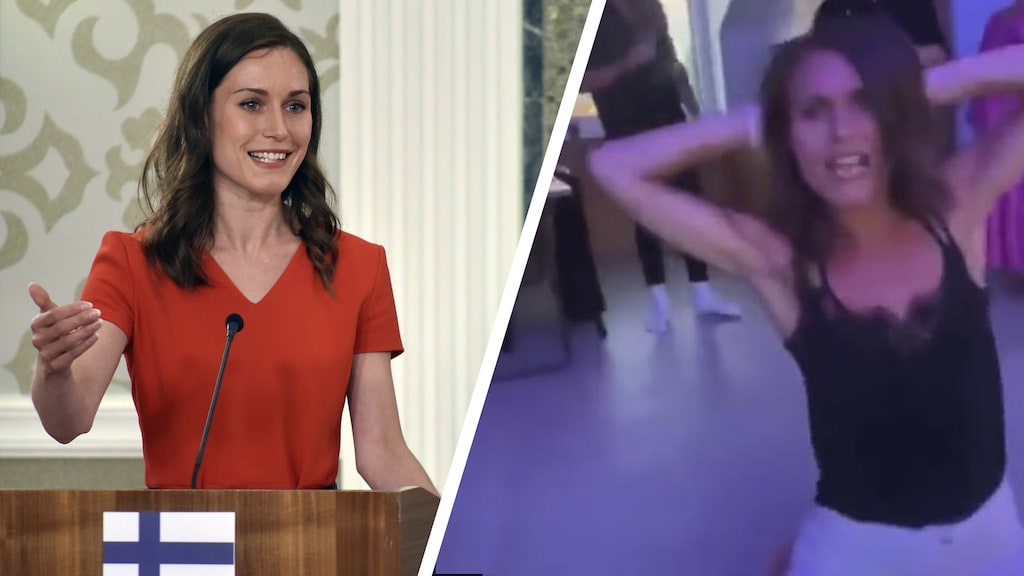 Feestende Finse premier ongepast? 'Ophef vreselijk overdreven'