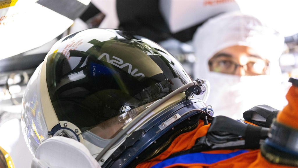 De bemanningsmodule van Artemis-1. Met Artemis zal voor het eerst een vrouw en een persoon van kleur voet op de maan zetten.