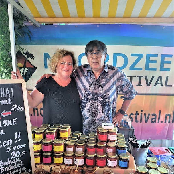 Paula met haar vriend Joost.