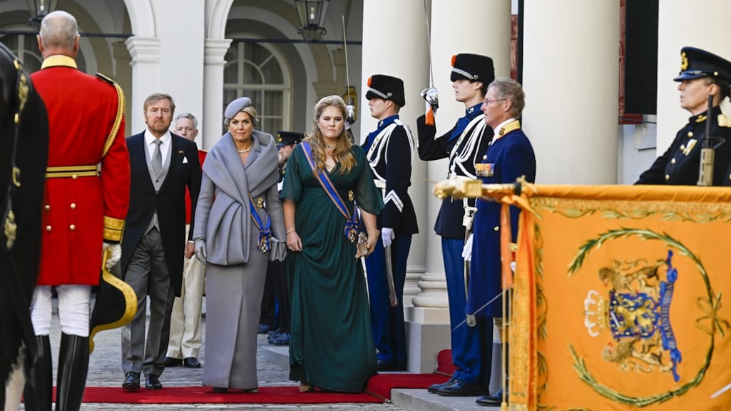 Koning Willem-Alexander, koningin Máxima en Prinses Amalia