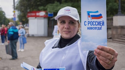 In bezet Oekraïne kan nu opeens worden gestemd voor aansluiting bij Rusland