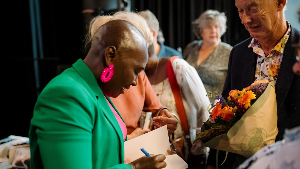 De boekpresentatie onlangs