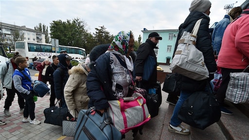 Deel burgers weg uit Cherson nu Oekraïne oprukt