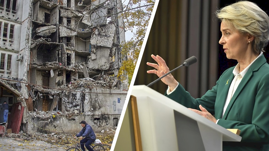 Von der Leyen: Marshallplan nodig voor wederopbouw Oekraïne