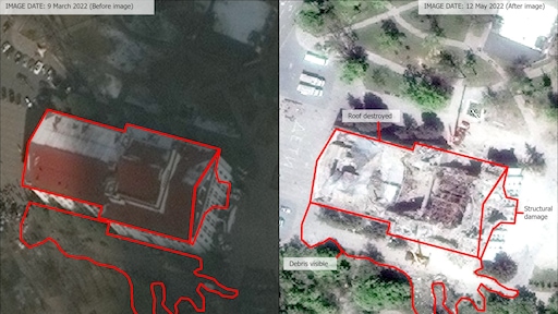 Zo genadeloos sloeg Rusland toe: voor-en-na-foto's van verwoest erfgoed Oekraïne