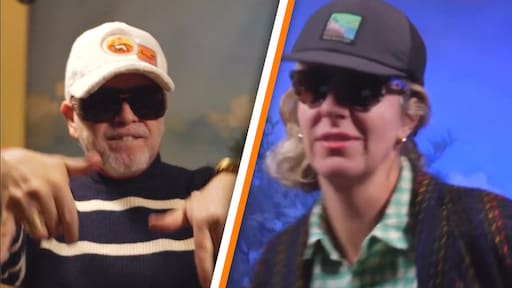 Marc-Marie Huijbregts en Aaf Brandt Corstius ontpoppen zich tot rappers