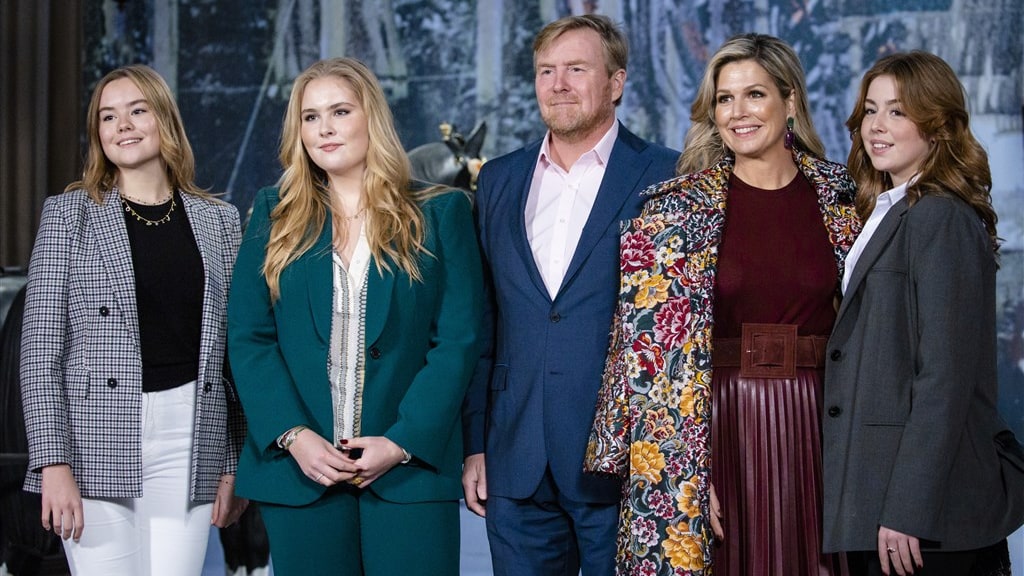 Fotomoment Oranjes in De Nieuwe Kerk Amsterdam