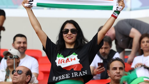 Confrontaties bij protesten tegen regime Iran voor WK-wedstrijd