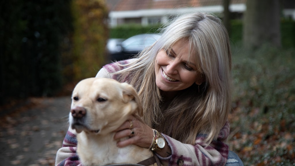 Petra en haar hond Benck.
