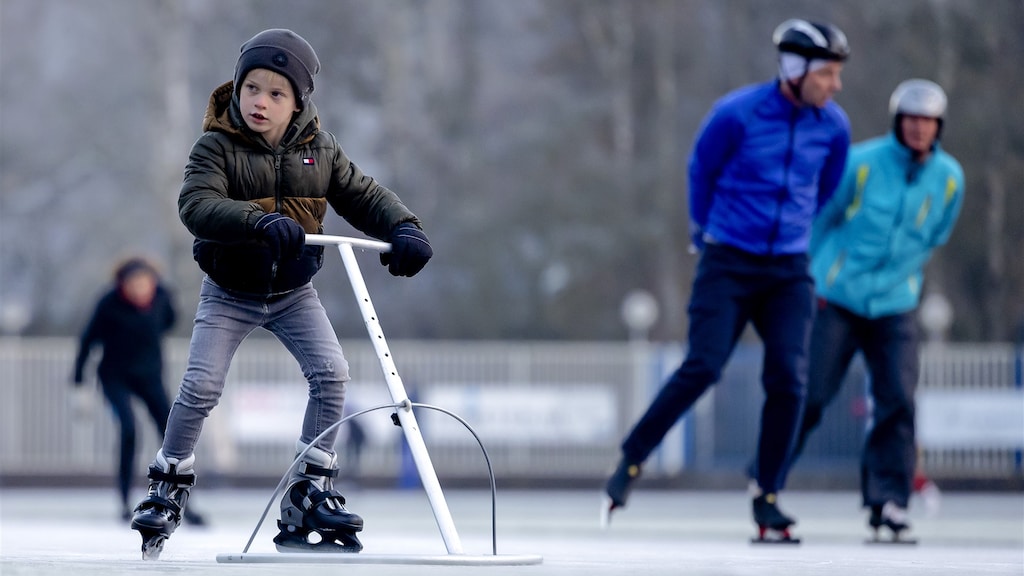 Op deze kaart zie je waar je veilig kunt schaatsen