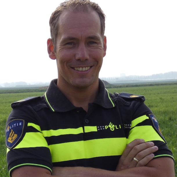 Gert Jan in uniform.