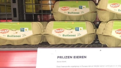 Eierprijs fors hoger: 'Perfecte storm van vogelgriep en duurder voer'