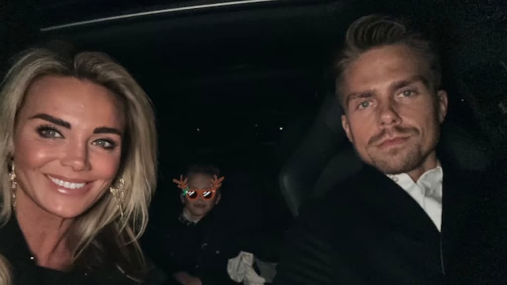 André Hazes en Monique Westenberg samen naar kleine Andrés kerstviering van school